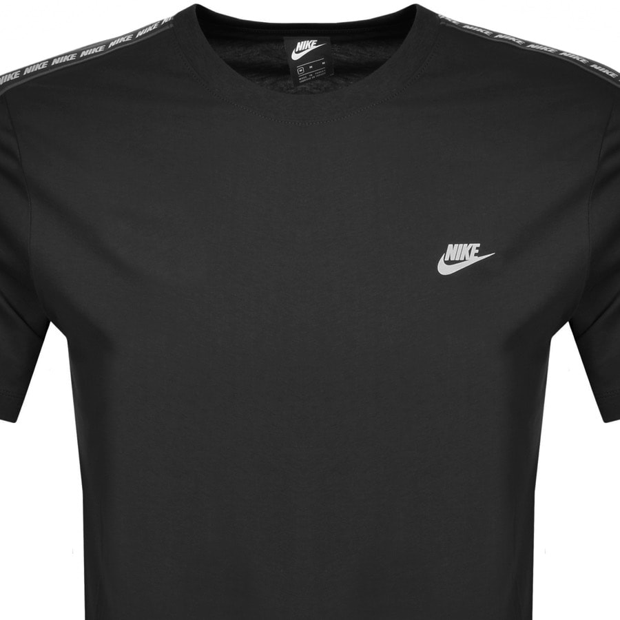 Alternative Image for ProductNike Crew Neck Repeat Logo T Shirt Black2